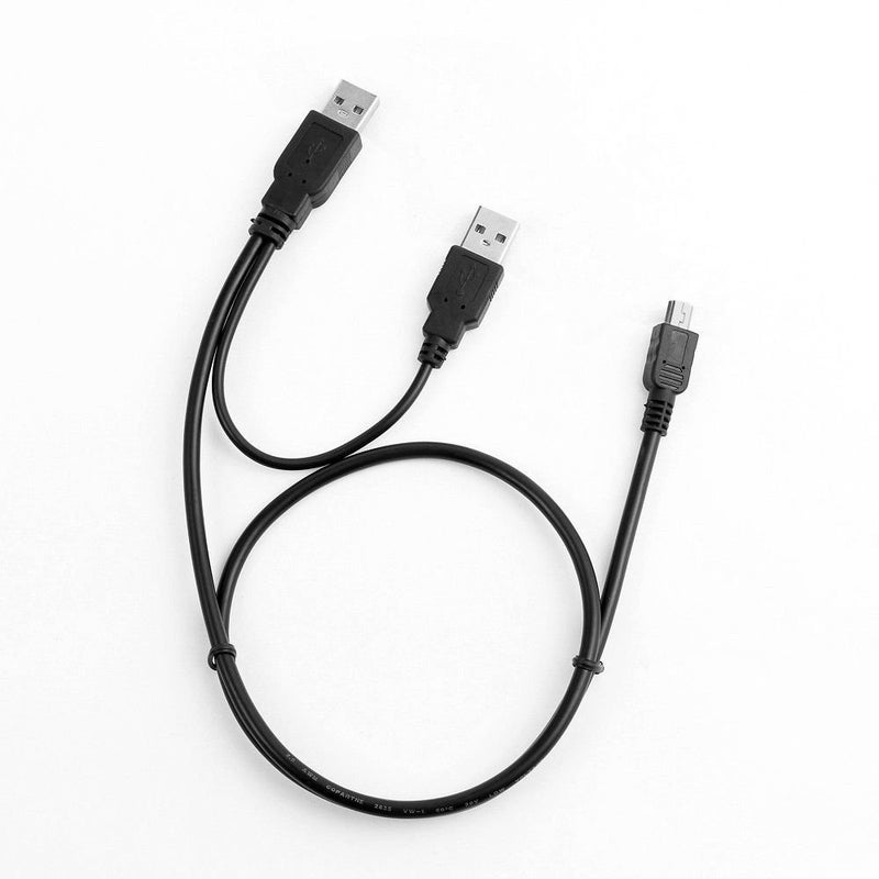 MaxLLToâ„¢ USB Y Charger Data Cable Cord for EMC Iomega eGo USB 2.0 Portable Hard Drive HDD - Image 3